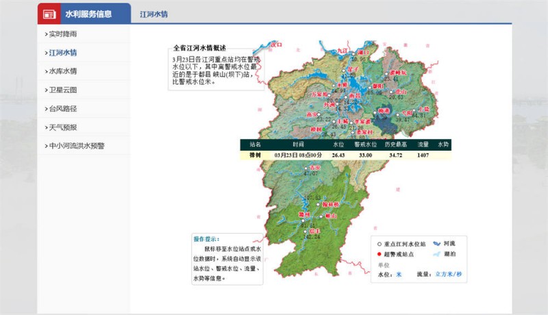 樟樹(shù)水情2022.3.23